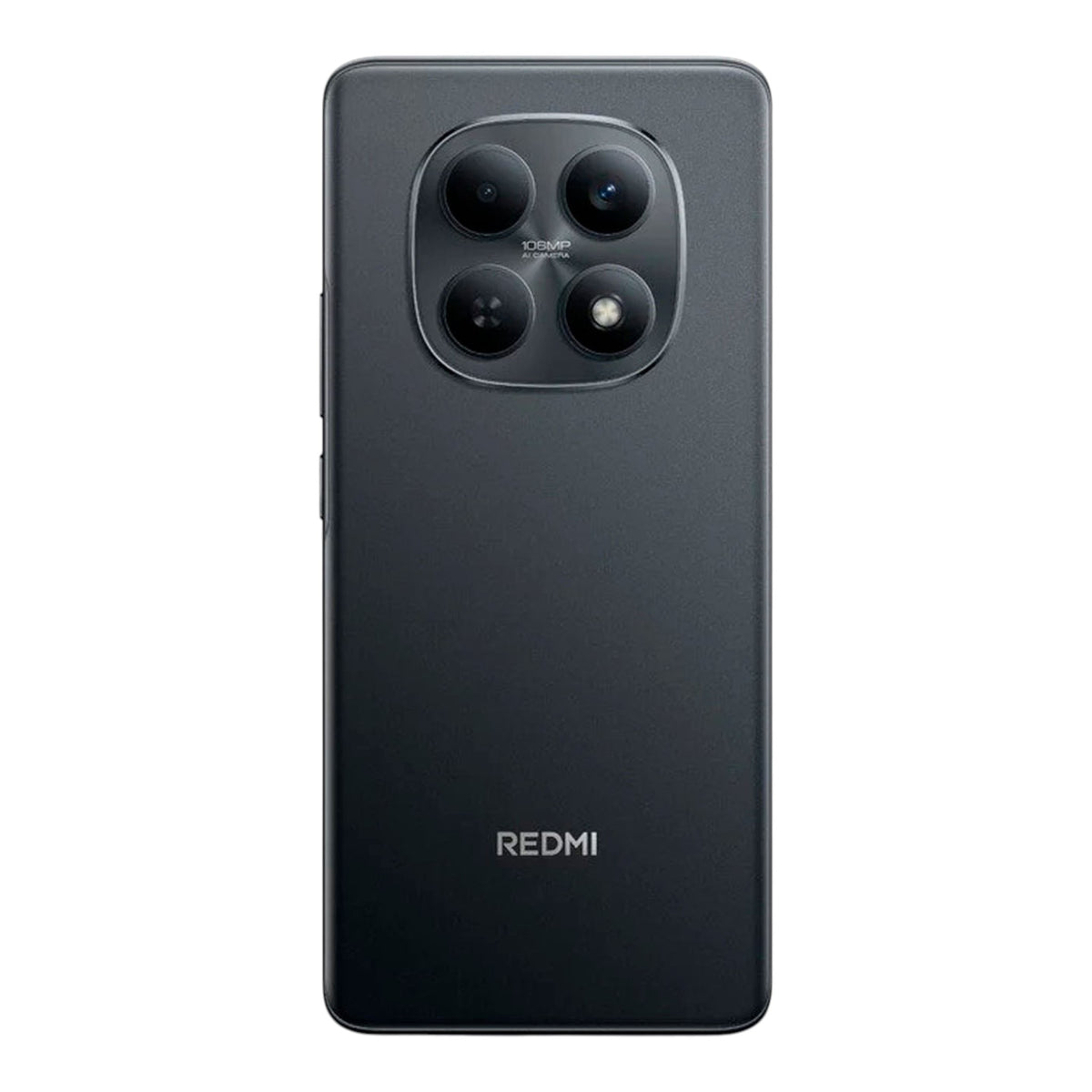 Smartphone Xiaomi Redmi Note 15 color negro con diseño de cámara axisimétrico, disponible en doto.com.mx