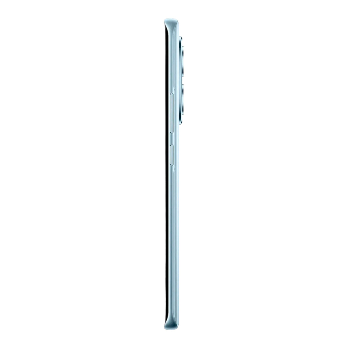 Perfil lateral del smartphone doto.com.mx Xiaomi Redmi Note 15 en color azul claro con diseño fino y elegante