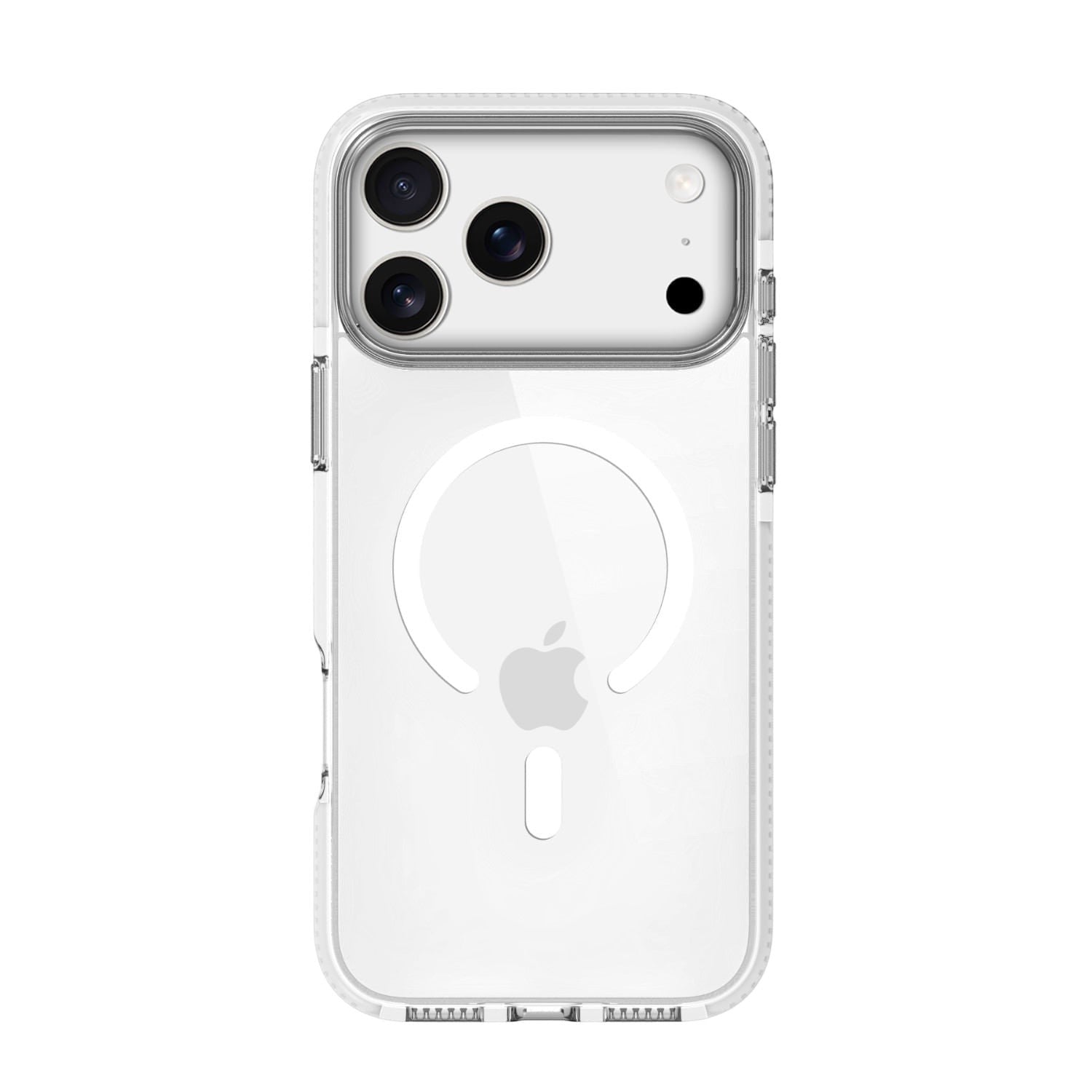 Funda transparente doto.com.mx Magneteek para iPhone 17 Pro Max con anillo MagSafe y protección contra caídas.