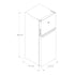 Refrigerador Whirlpool Top Mount Xpert WT1331D de acero inoxidable con dispensador de agua y parrillas de cristal templado.