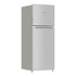 Refrigerador Whirlpool Top Mount WT1331D de acero inoxidable con dispensador de agua y parrillas de cristal templado.
