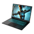 Laptop gamer doto.com.mx Gigabyte A16 negra con teclado retroiluminado azul y pantalla de 16 pulgadas