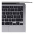 Detalle del teclado en español de la Apple MacBook Air M1 gris espacial disponible en doto.com.mx