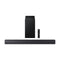 Barra de sonido Samsung HW-B450F con subwoofer inalámbrico y control remoto en color negro