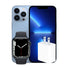 COMBO APPLE IPHONE 13 PRO 256GB AZUL RFB + WATCH SERIES 7 41MM NEGRO RFB + ADAPTADOR DE CORRIENTE USB-C